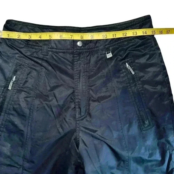 NILS snow ski snowboard black Thermal fully insulated pants size 8 - Picture 13 of 13